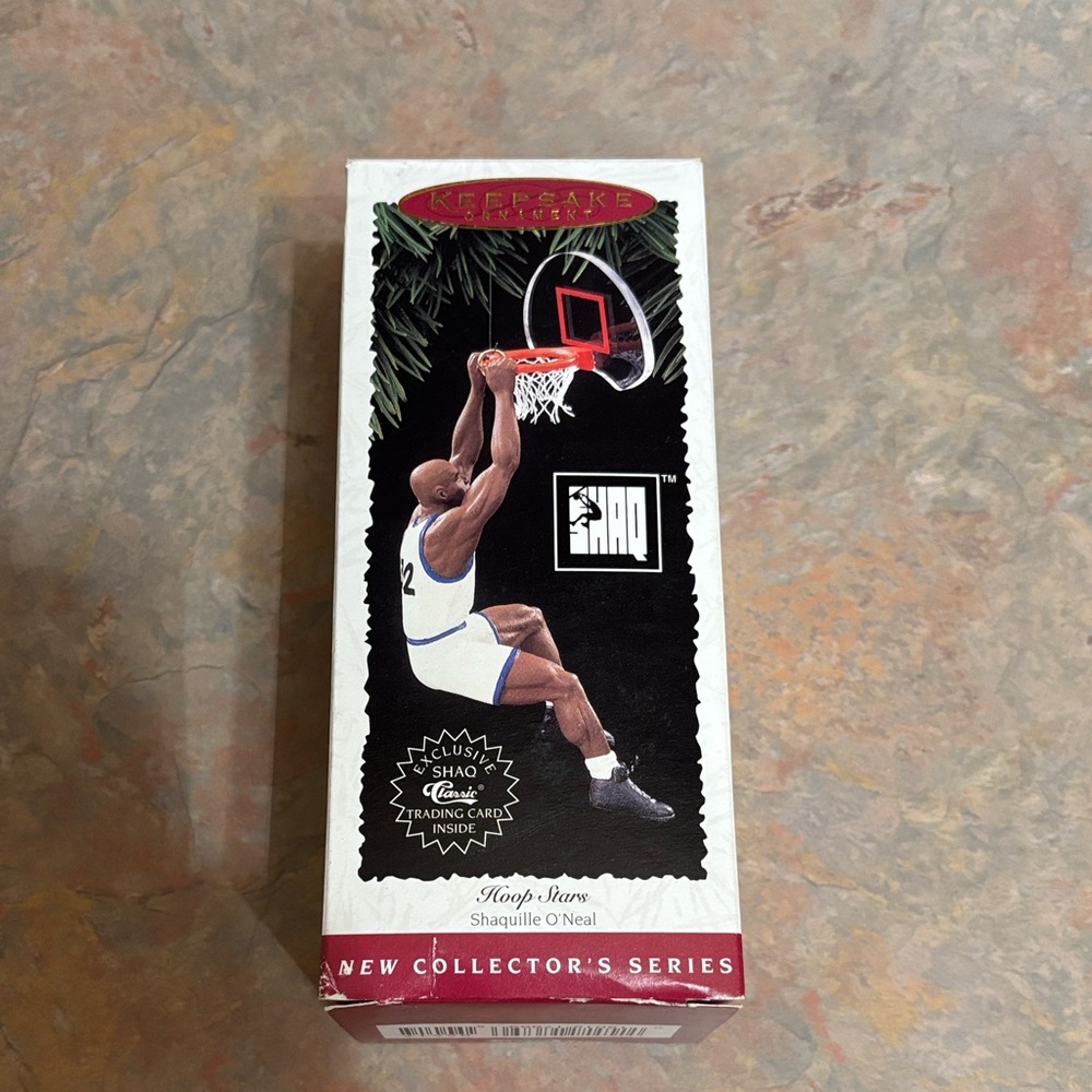 Hallmark White Red Black Shaquille O'Neal Keepsake Ornament